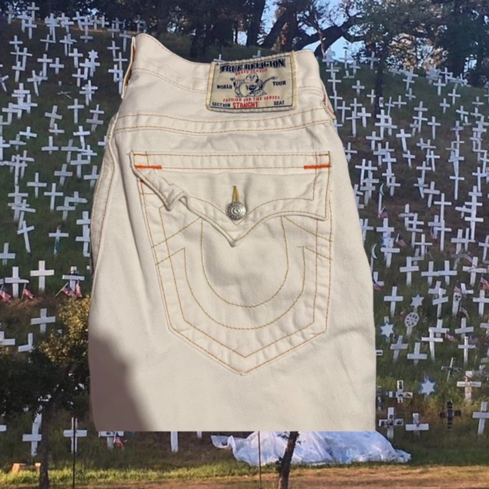 White true religion jeans